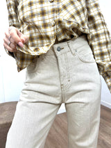PANTALONE TELA DENIM RISVOLTO BURRO SUSY MIX