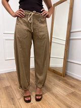 PANTALONE BALLON STELLINA LINO SABBIA SUSY MIX