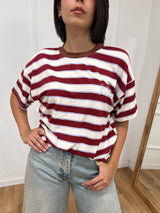 T-SHIRT M/C GIROCOLLO RIGHE  ST. TROPEZ INDIA MOTEL