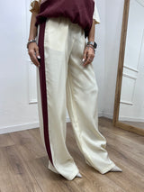 PANTALONE LACCIO BANDA CUPRO IRINA BURRO MOTEL