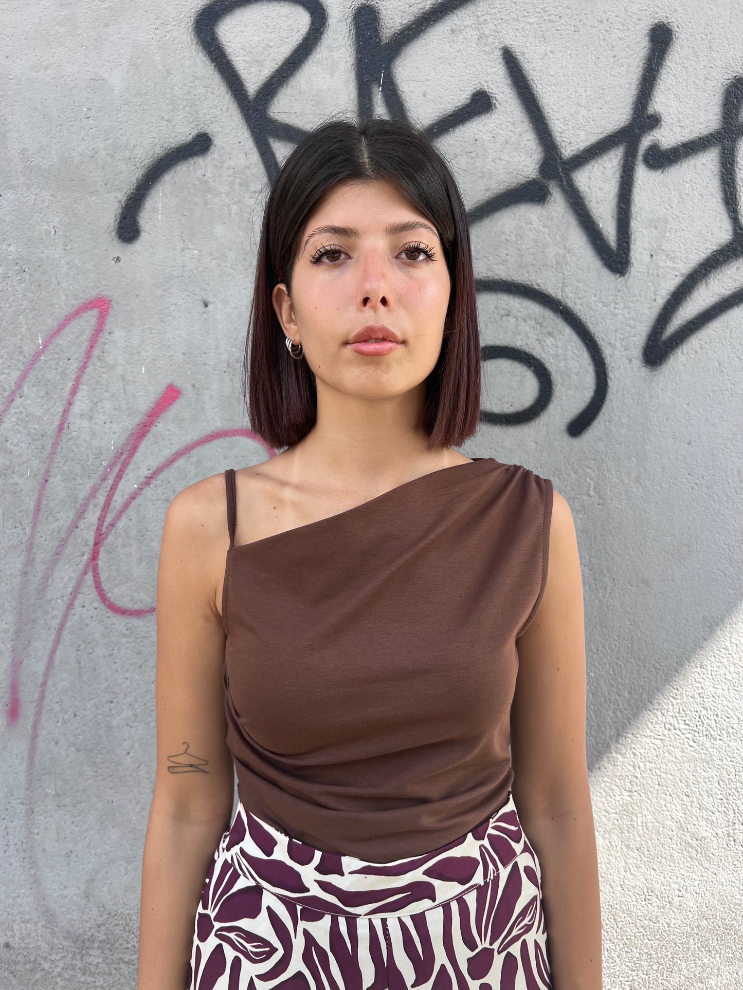 SUSY MIX CANOTTA MONOSPALLA ROBY MORO
