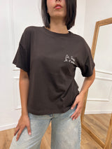 T-SHIRT M/C GIROCOLLO ST. TROPEZ MORO MOTEL