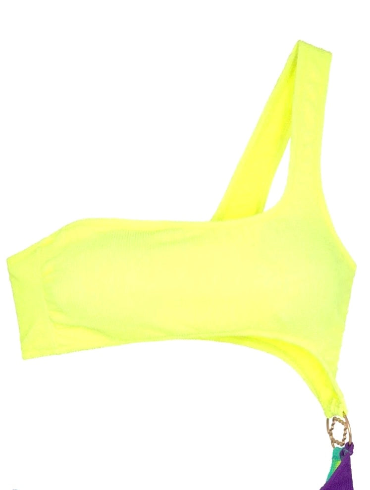 TRIKINI GOFFRATO GANCIO TOOLED FLUO