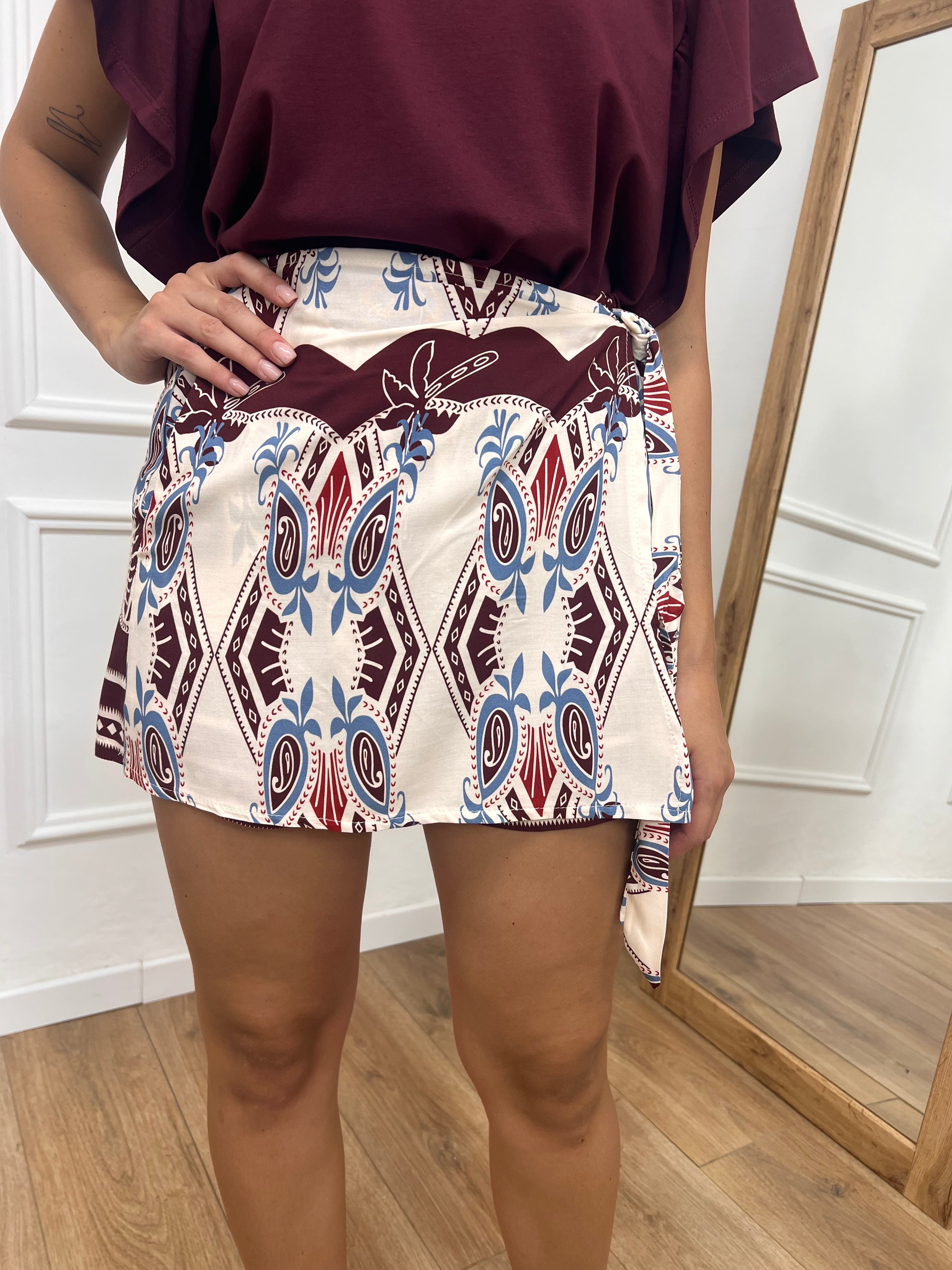 SHORT PAREO STAMPA MARRAKECH FICO SUSY MIX