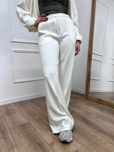 COMPLETO SCUBA FELPA & PANTALONE YLENIA LATTE SUSY MIX
