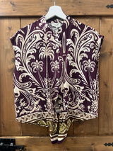 BLUSA SMANICATA FANTASIA TROPICALE FICO SUSY MIX