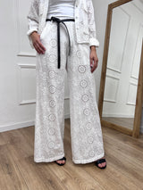 PANTALONE PALAZZO SANGALLO PATTY LATTE SUSY MIX
