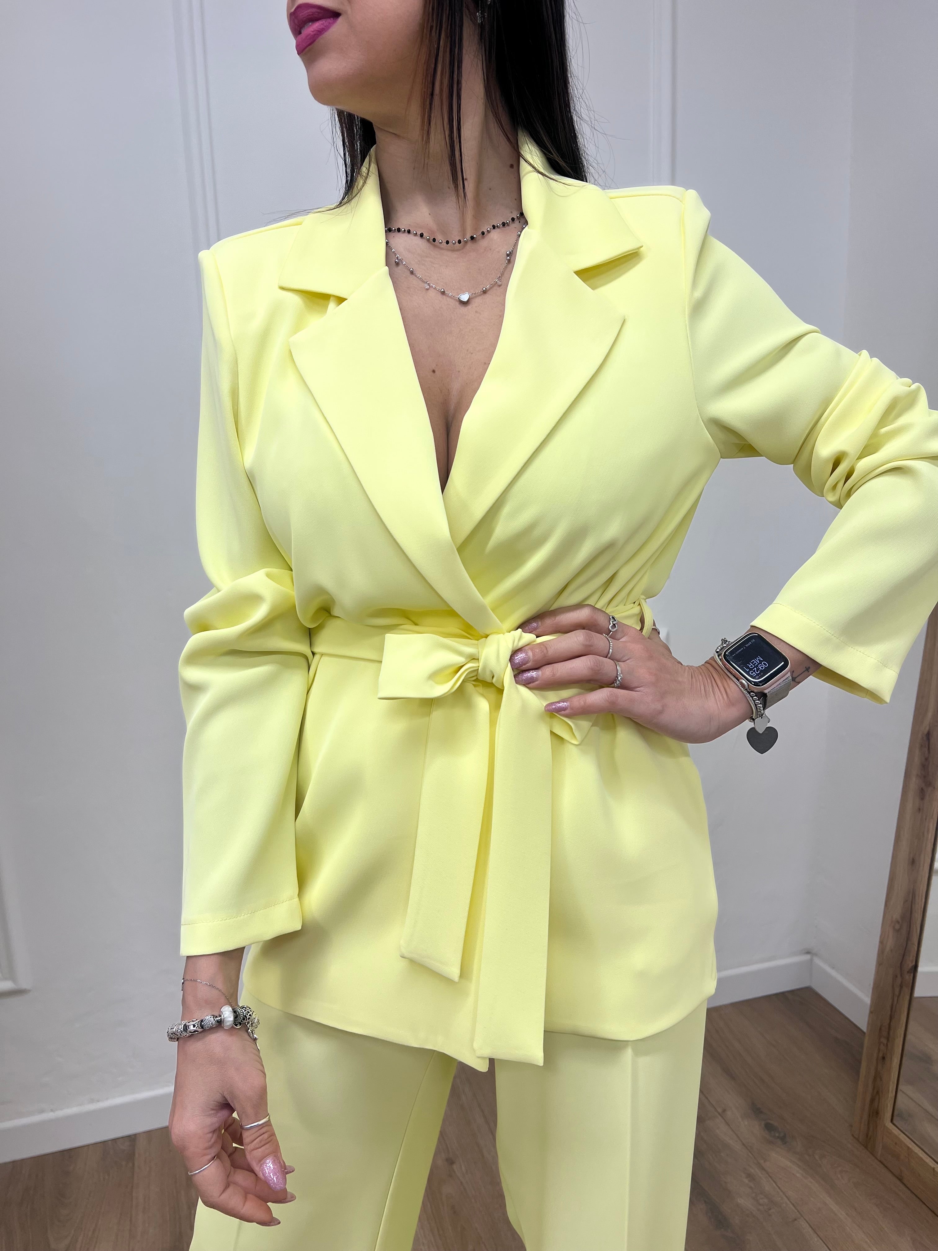 COMPLETO FLUIDO FUSCIACCA REBECCA GIALLO