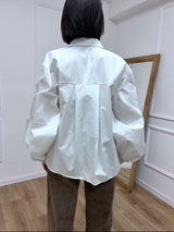 CAMICIA MANICHE PALLONCINO ILA BIANCO SUSY MIX
