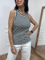 CANOTTA AMERICANO COSTE RIGATA NAMI NERO SUSY MIX