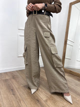 PANTALONE VITA ALTA CARGO ELIA SAFARI SUSY MIX