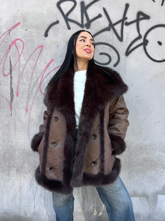 SUSY MIX ECOMONTONE REVERSIBILE SEZAN CIOCCOLATO