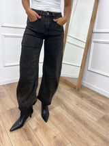 DENIM BARREL VITA REGOLARE MORO WASHED SUSY MIX