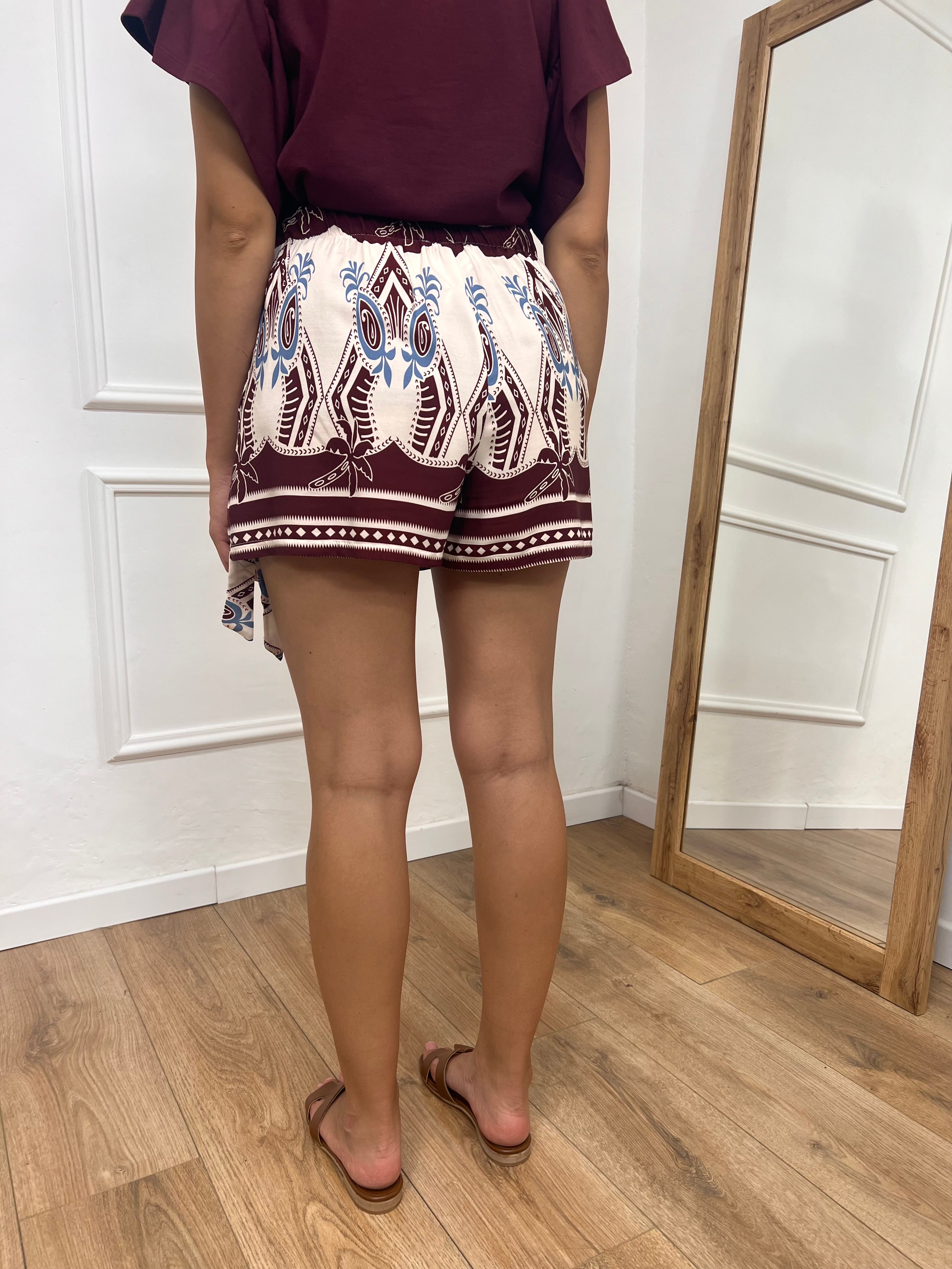 SHORT PAREO STAMPA MARRAKECH FICO SUSY MIX