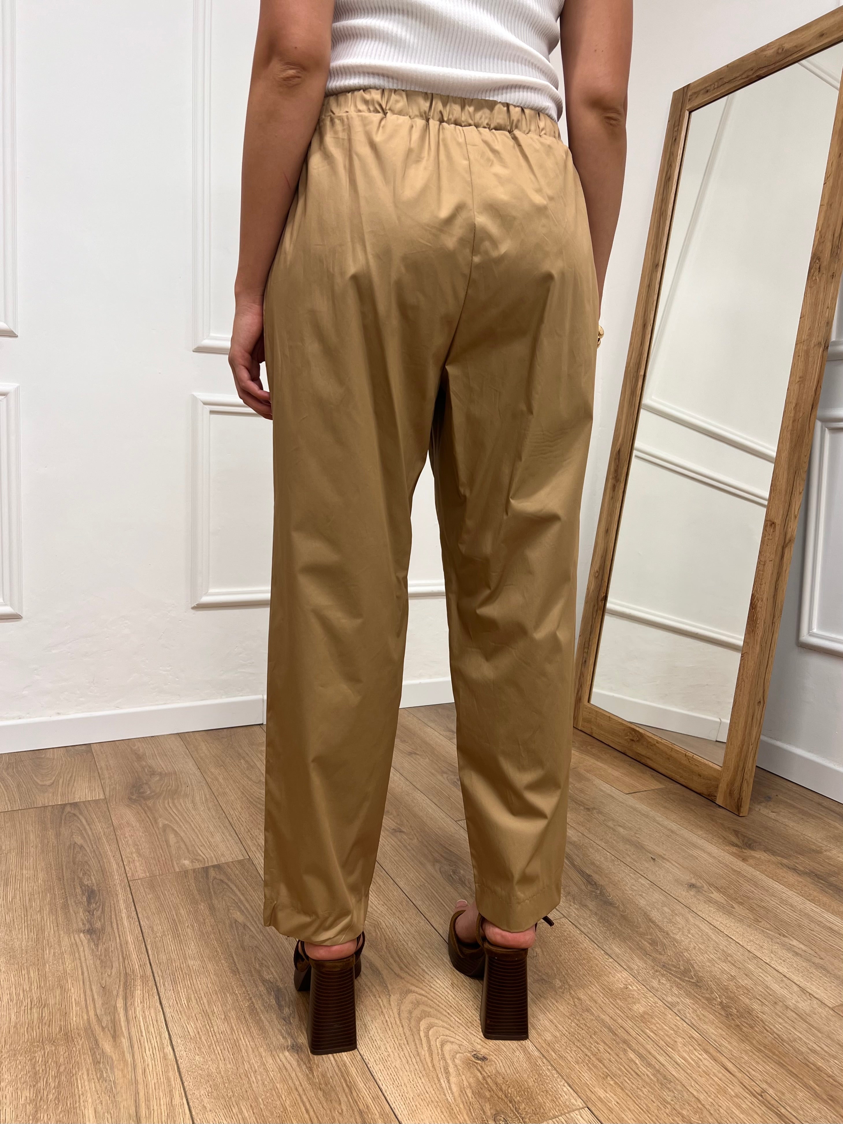 PANTALONE LACCIO TELA PARACADUTE CAMEL MOTEL
