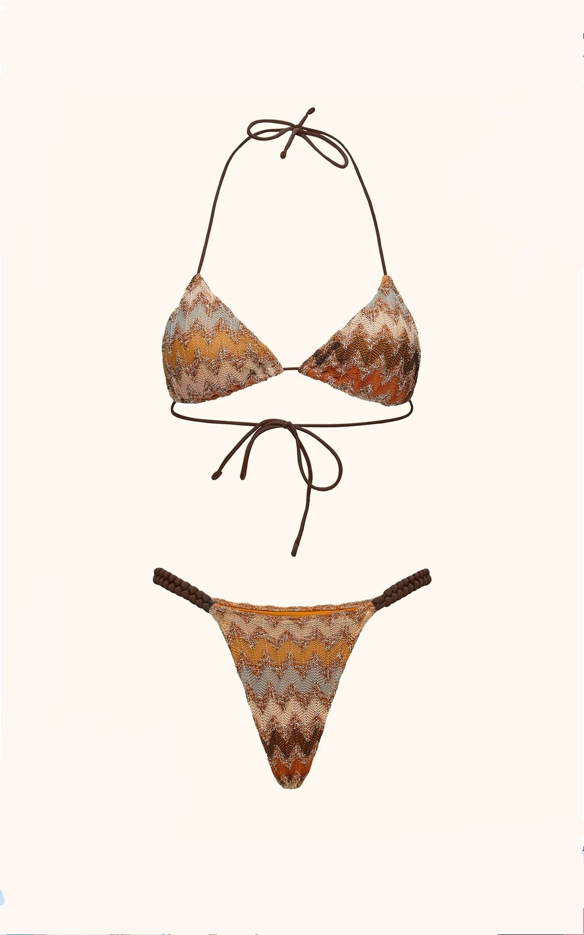 BIKINI TRIANGOLO CON SLIP FISSO MULTICOLOR ME FUI