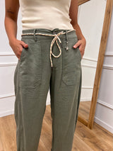 PANTALONE BALLON STELLINA LINO MILITARE SUSY MIX