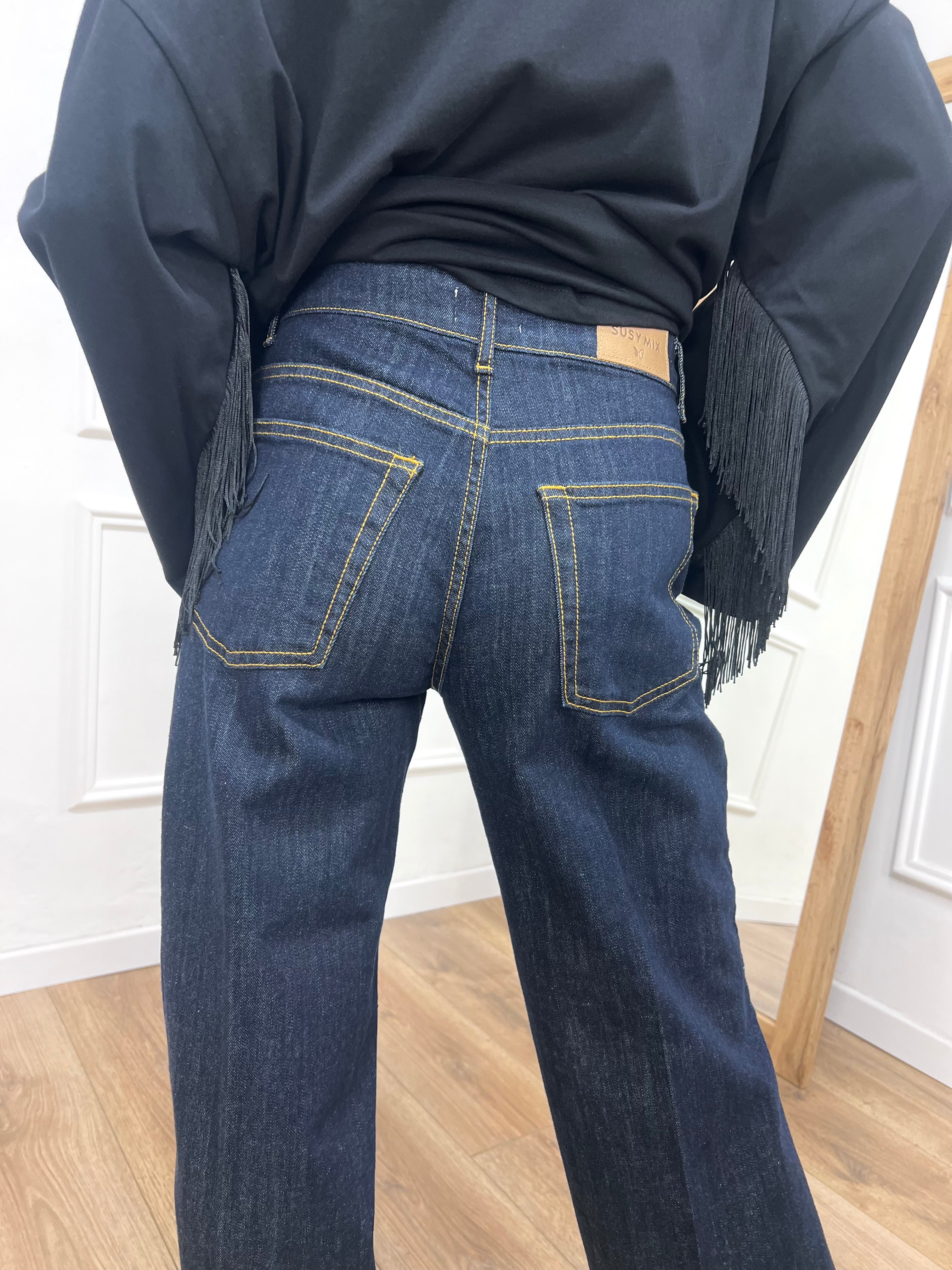 DENIM VITA ALTA PALAZZO JELISA BLU ZERO SUSY MIX
