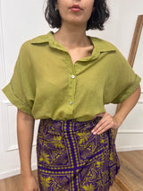 CAMICIA LUNGA MUSSOLA M/C BOTTONI JALE OLIO SUSY MIX