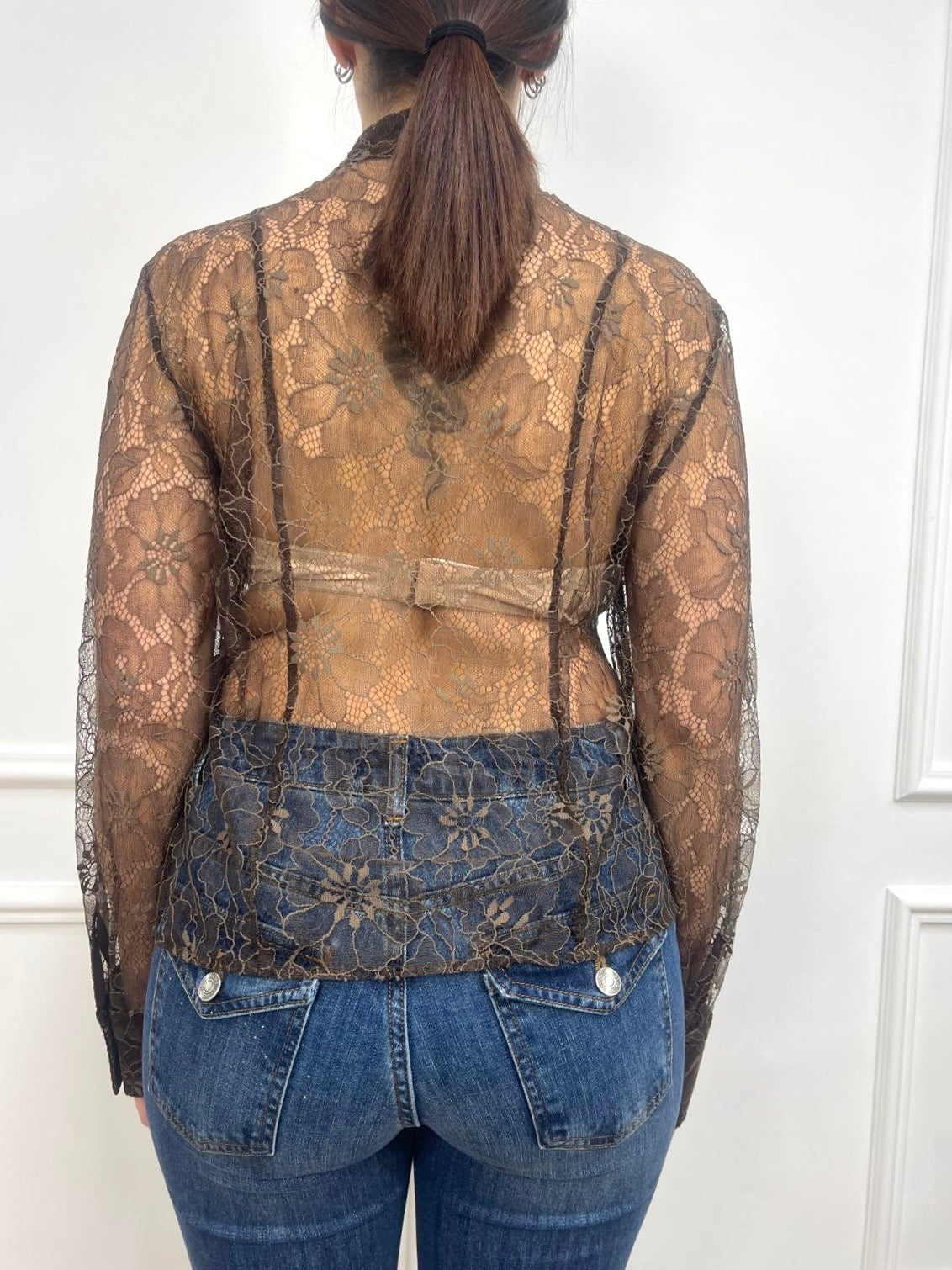 SUSY MIX BLUSA PIZZO FIOCCO SULEIMA MORO