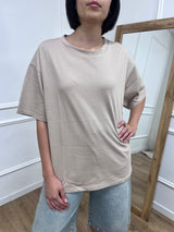 T-SHIRT M/C OVER BASIC NATALIA SABBIA SUSY MIX