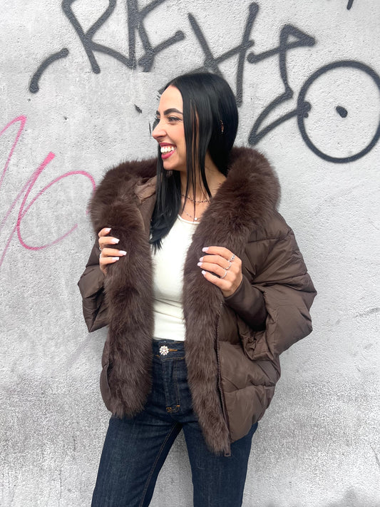 SUSY MIX PIUMINO ECOPELLICCIA RIMOVIBILE SANDRA MORO