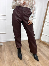 PANTALONE ECOPELLE DRITTO ROXY BAROLO SUSY MIX