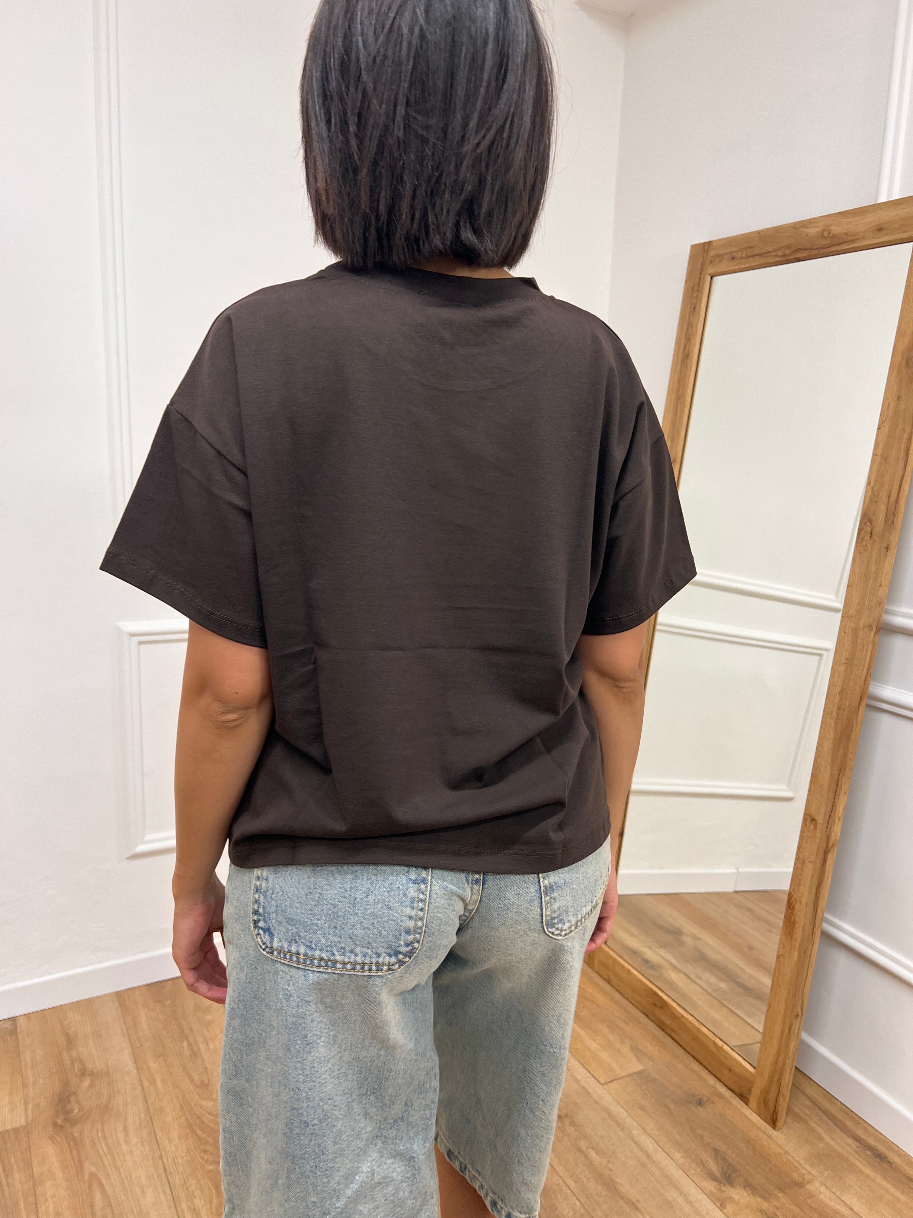 T-SHIRT M/C GIROCOLLO ST. TROPEZ MORO MOTEL