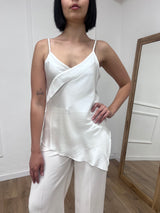 CANOTTA SATIN ASIMMETRICA IRMA LATTE SUSY MIX