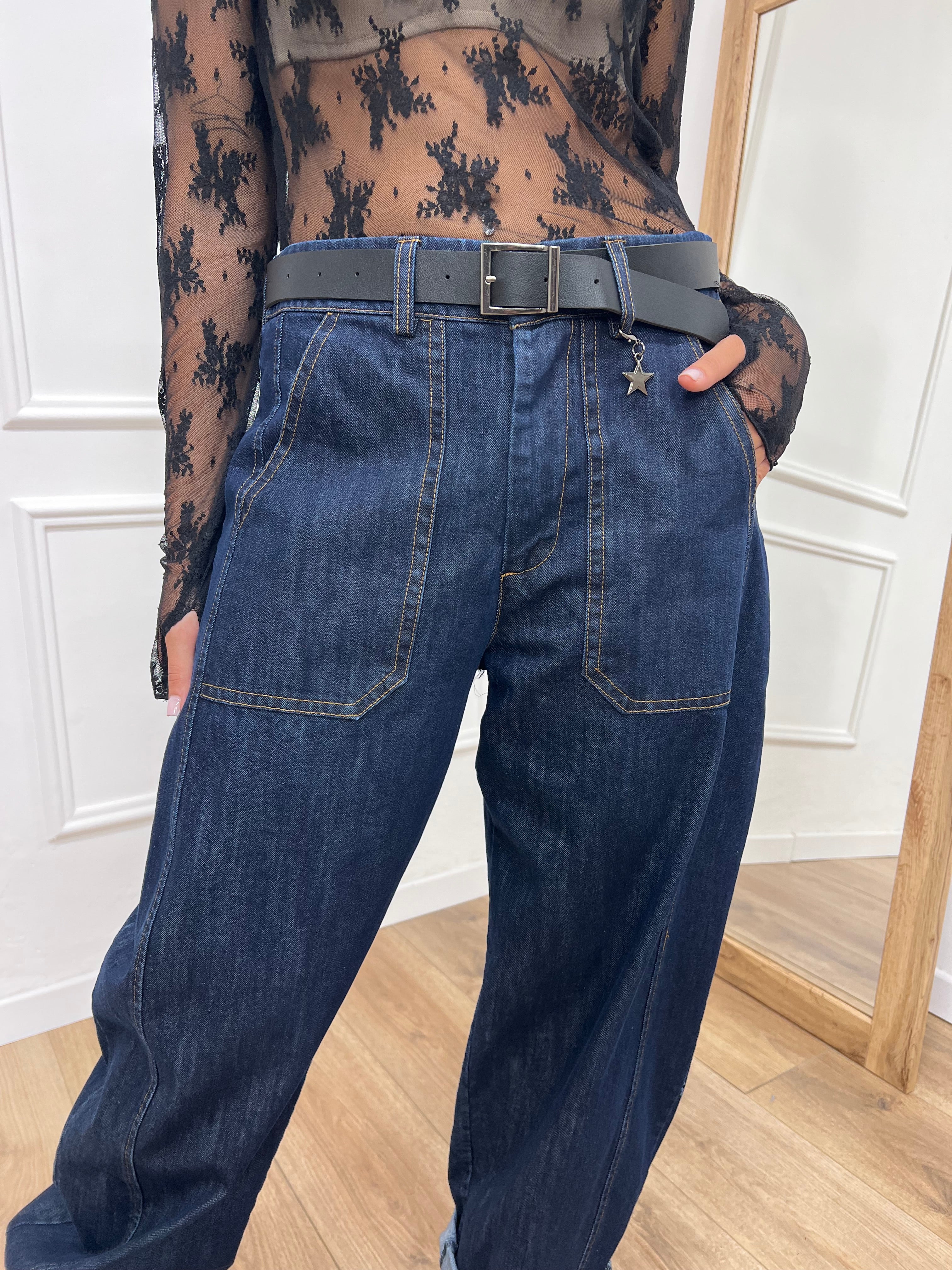 DENIM BALLON STELLINA BLU ZERO SUSY MIX