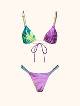 BIKINI TRIANGOLO CON SLIP FISSO FANTASIA VERDE ME FUI