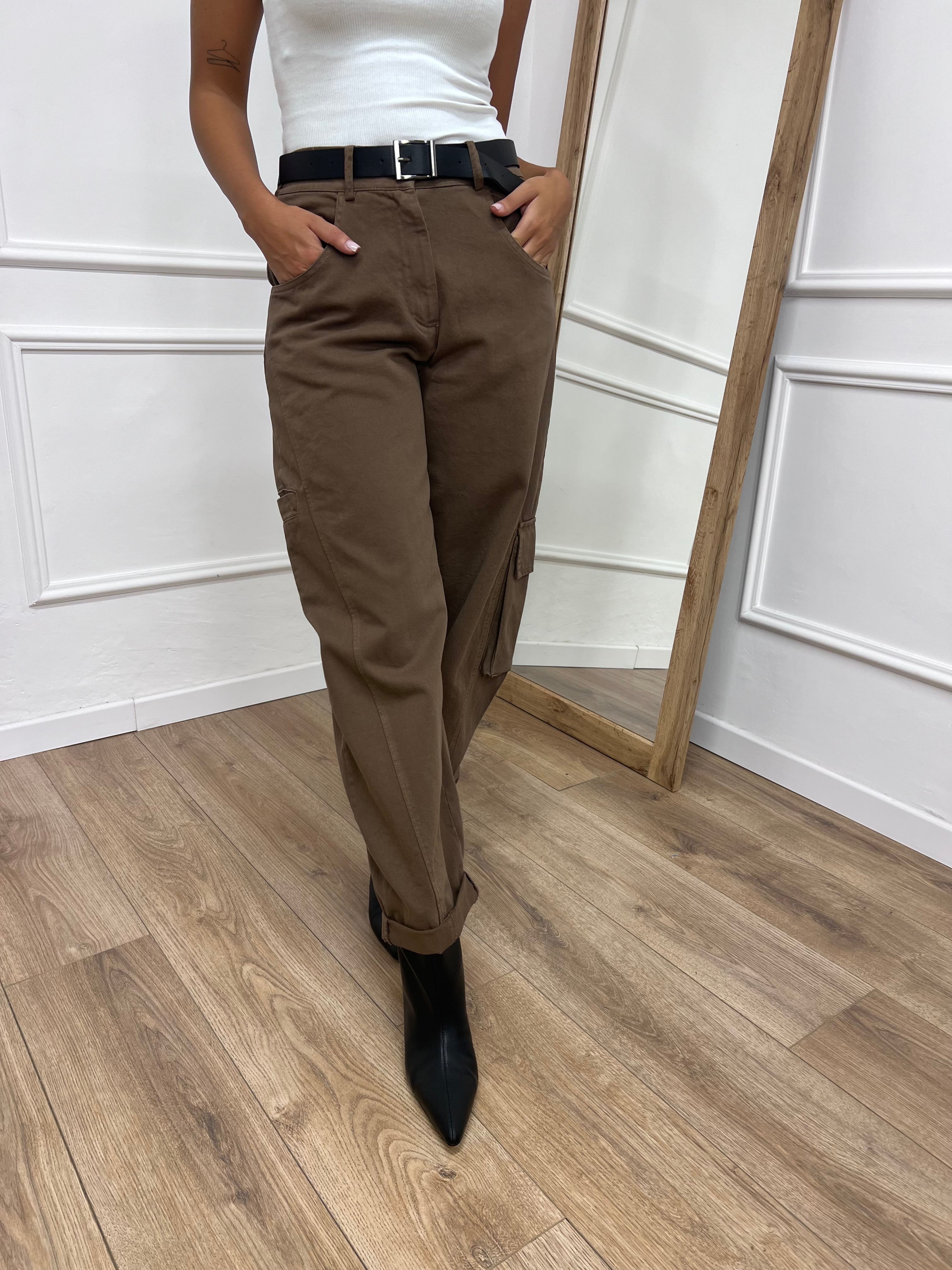 PANTALONE CARGO VITA ALTA MELISSA SIGARO SUSY MIX