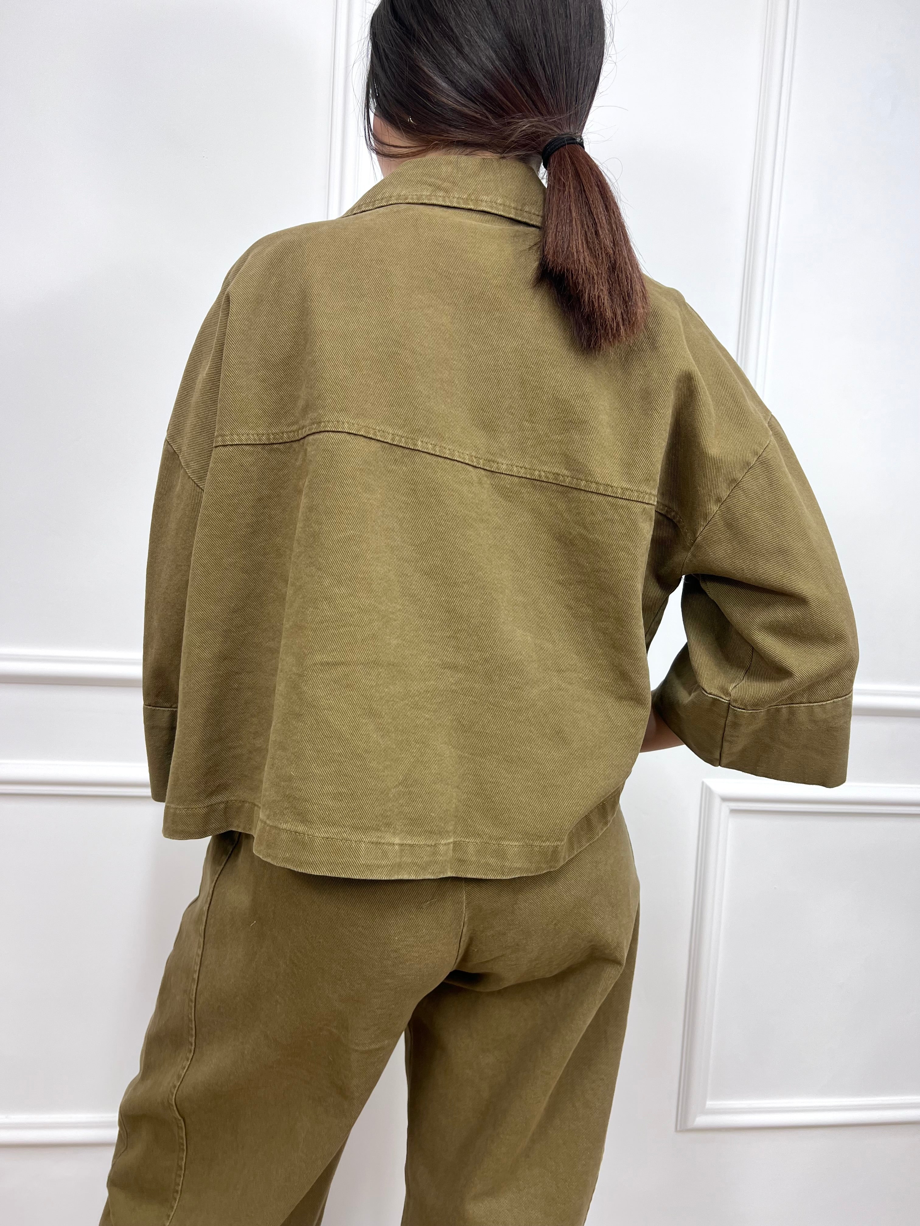 CAMICIA M/MANICA APP GIOIELLO VALE FANGO SUSY MIX