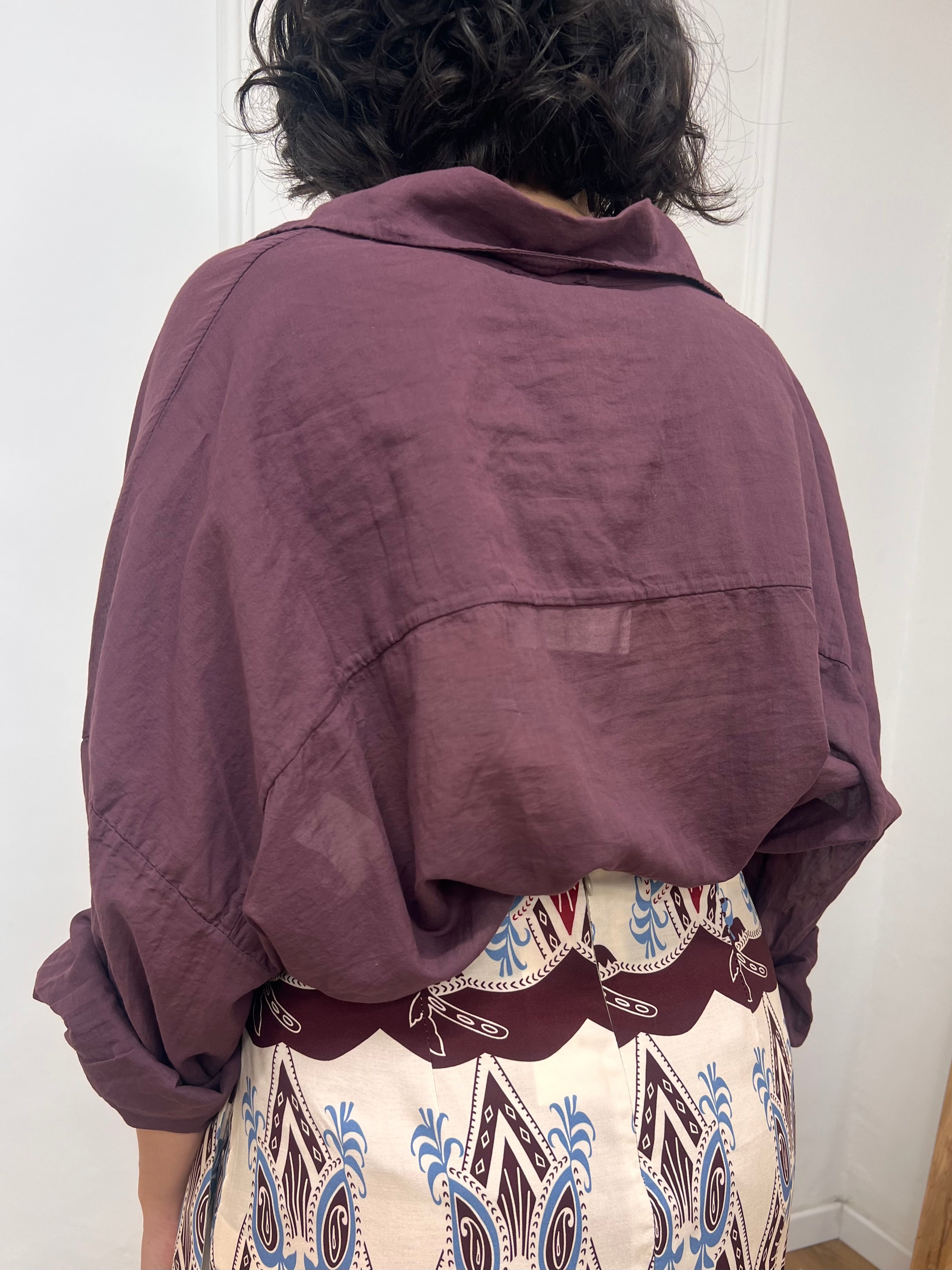 CAMICIA LUNGA OVER MUSSOLA BRENDA FICO SUSY MIX