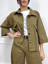 CAMICIA M/MANICA APP GIOIELLO VALE FANGO SUSY MIX