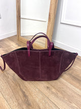BORSA TOTE PELLE CAMOSCIO CYME BAROLO