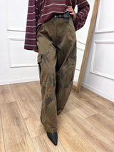 PANTALONE BARREL CARGO CAMOUFLAGE SUSY MIX