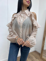 BLUSA CUT OUT ROUCHES ALENA CIPRIA SUSY MIX