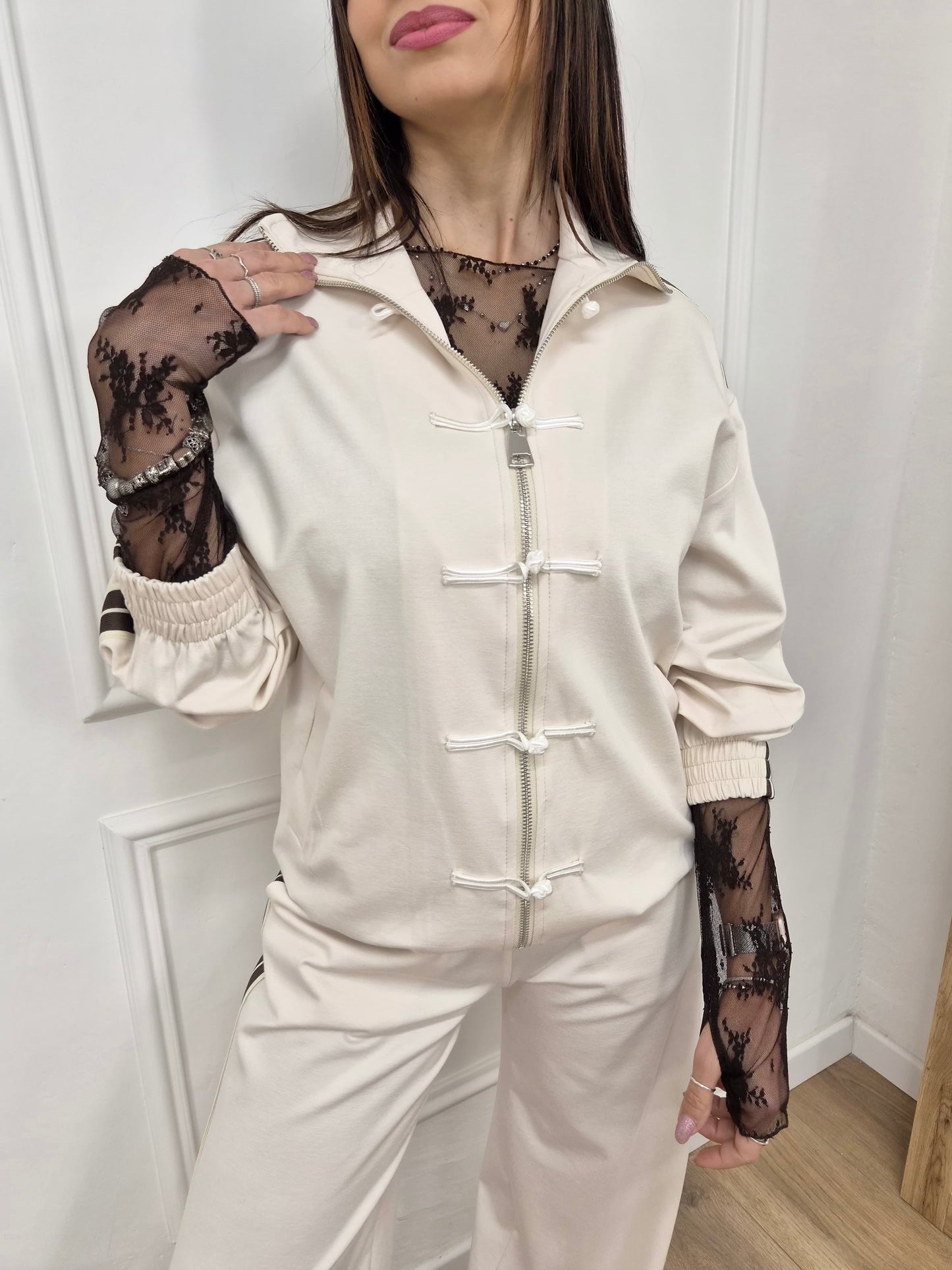 SUSY MIX FELPA ALAMARI BANDE AMALIA BURRO