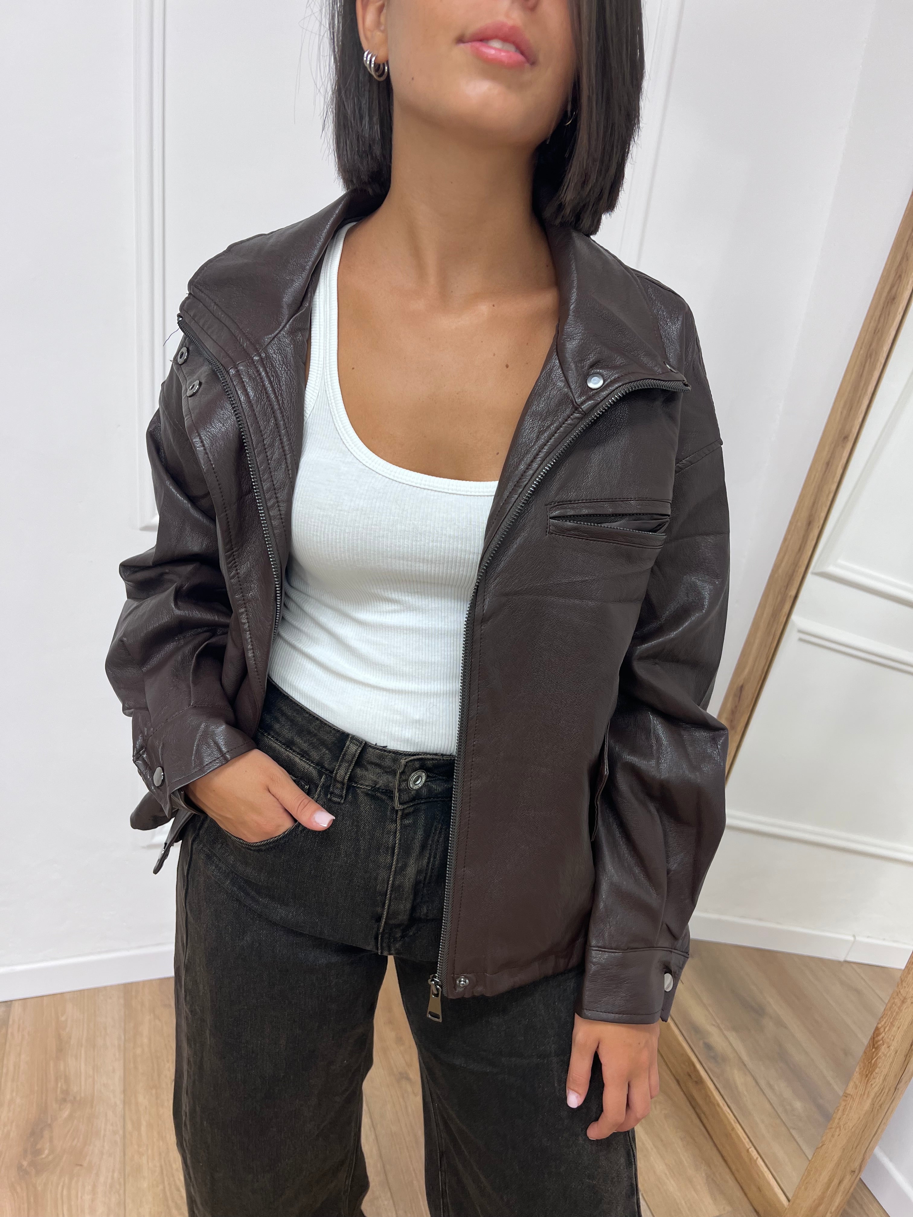 GIACCA 3 in 1 ECOPELLE + GILET MONGOLIA VITTORIA MORO
