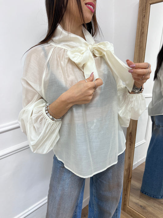 SUSY MIX BLUSA CON FIOCCO BARBARA BURRO