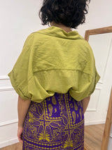 CAMICIA LUNGA MUSSOLA M/C BOTTONI JALE OLIO SUSY MIX