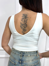 BODY DOPPIO SCOLLO V TACTEL IRMA LATTE SUSY MIX