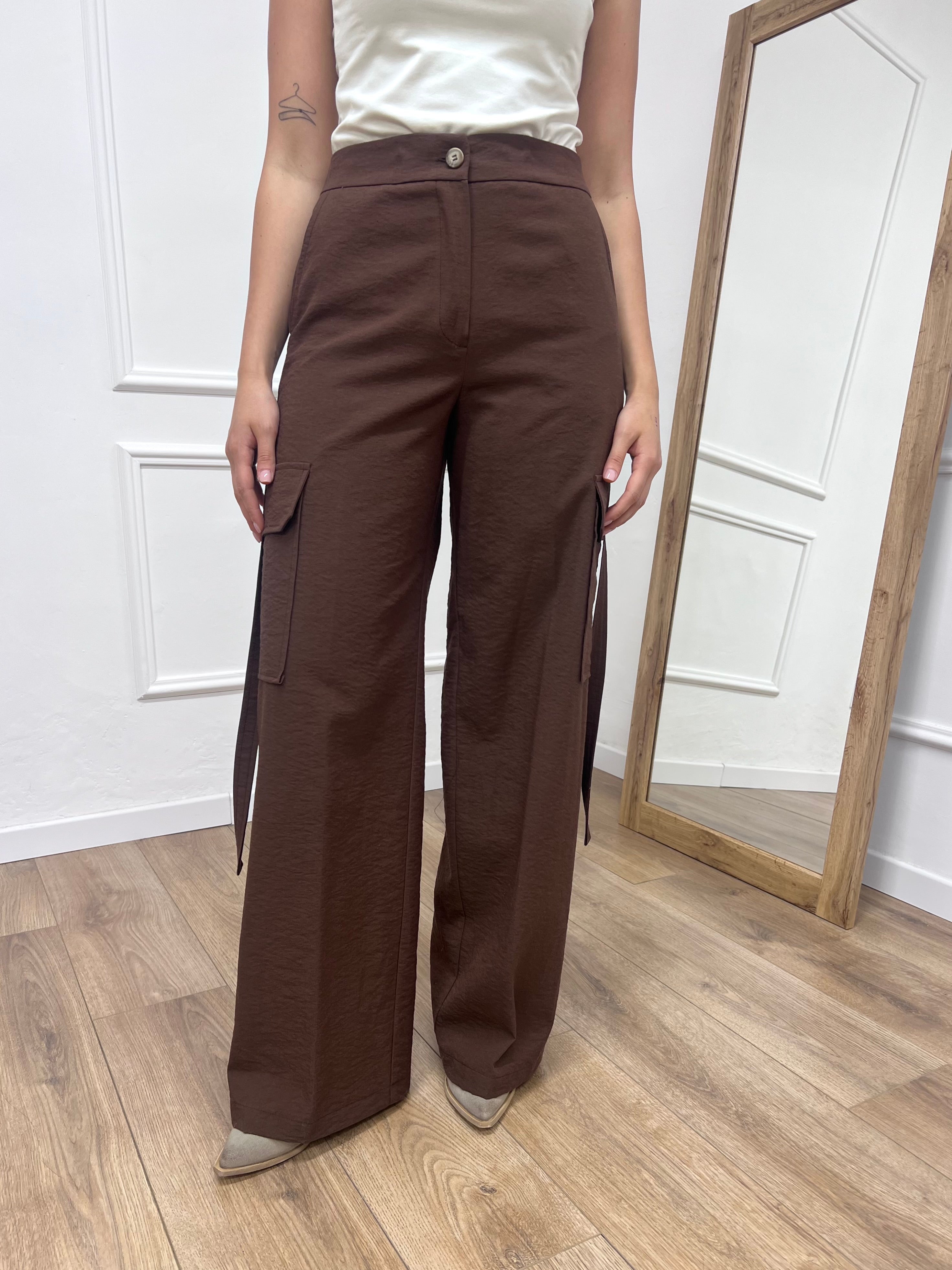 PANTALONE CARGO VITA REGOLARE ILA MORO