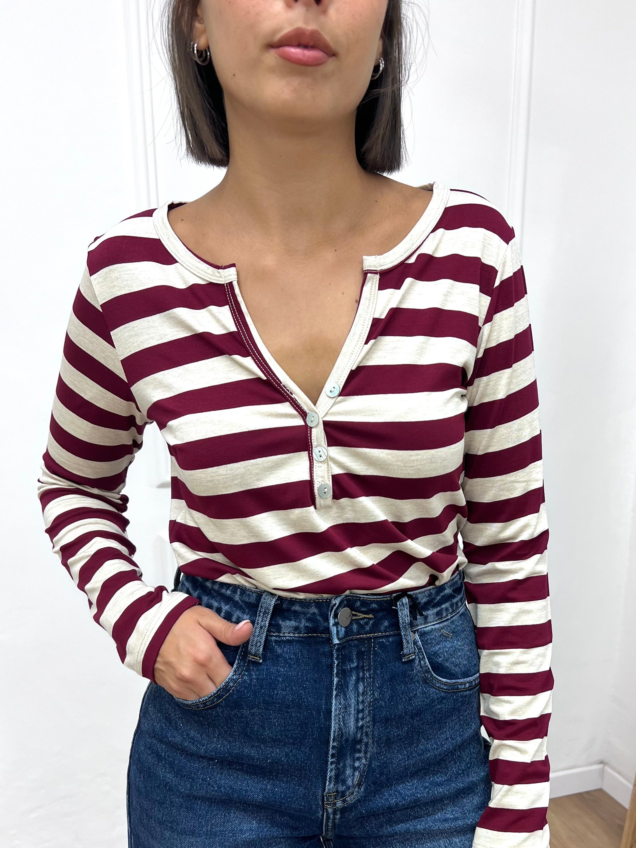 MAGLIA SERAFINO SCOLLO V RIGATA BAROLO SUSY MIX