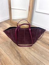 BORSA TOTE PELLE CAMOSCIO CYME BAROLO
