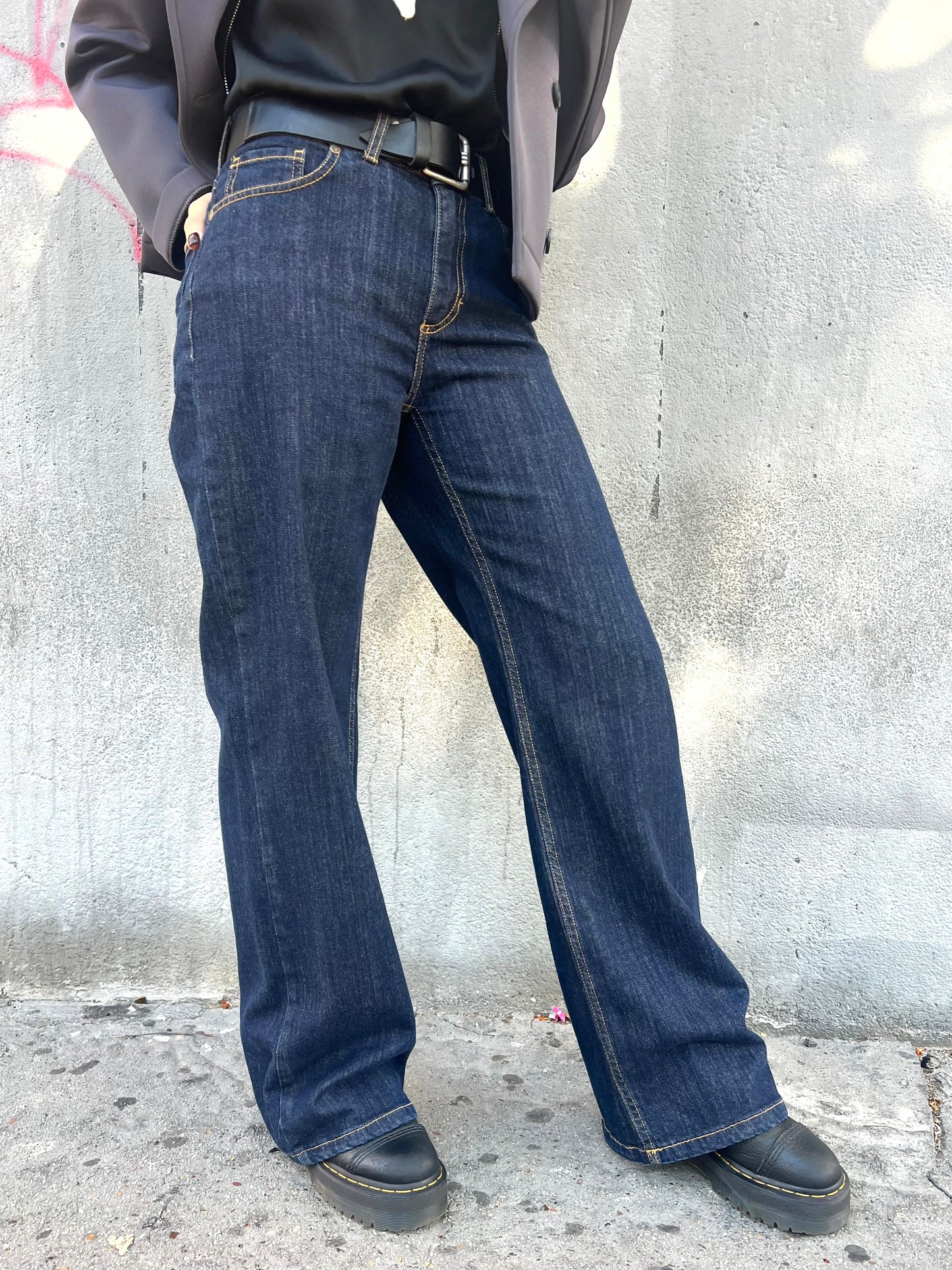 SUSY MIX DENIM FULL LENGHT JANET DARK BLUE