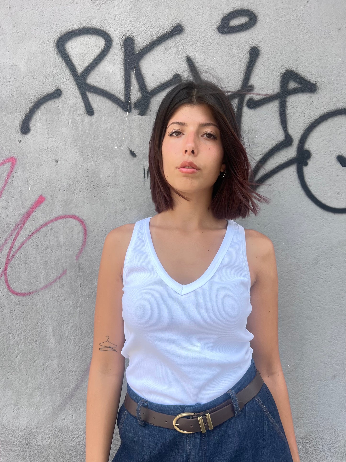 SUSY MIX CANOTTA COSTINO SCOLLO “V” ZERA BIANCO