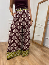 PANTALONE VITA ALTA PALAZZO FANTASIA FICO SUSY MIX