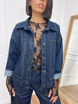 GIUBBINO DENIM SCATOLA BLU ZERO SUSY MIX
